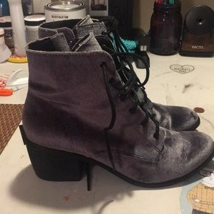 Dolce Vita smoky charcoal lavender booties